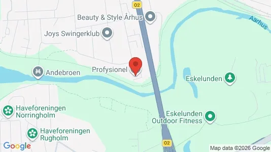 Erhvervslokaler til leje i Åbyhøj - Foto fra Google Street View