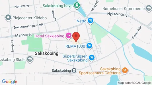 Erhvervslokaler til leje i Sakskøbing - Foto fra Google Street View