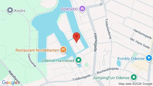 Erhvervslokaler til leje i Odense C - Foto fra Google Street View