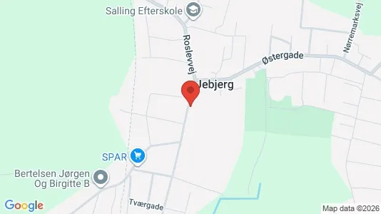 Erhvervslokaler til leje i Roslev - Foto fra Google Street View
