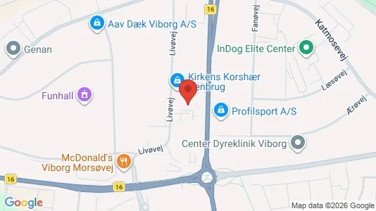 Erhvervslokaler til leje i Viborg - Foto fra Google Street View