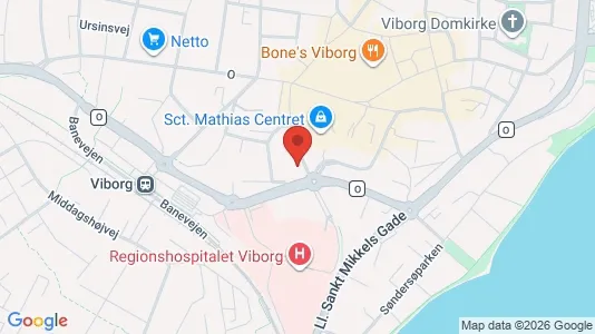 Erhvervslokaler til leje i Viborg - Foto fra Google Street View