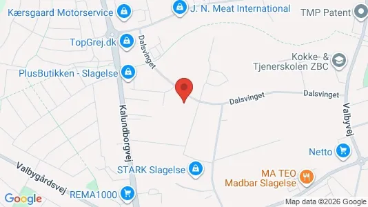 Erhvervslokaler til leje i Slagelse - Foto fra Google Street View