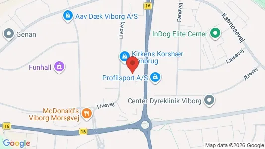 Erhvervslokaler til leje i Viborg - Foto fra Google Street View