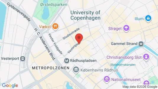 Erhvervslokaler til leje i København K - kort over placeringen