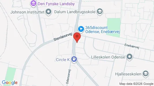 Erhvervslokaler til leje i Odense S - Foto fra Google Street View