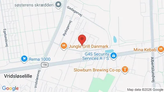 Erhvervslokaler til leje i Albertslund - kort over placeringen