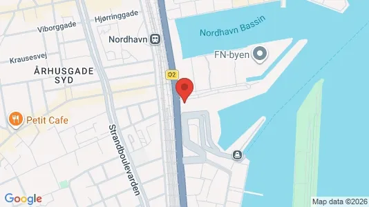 Erhvervslokaler til leje i Østerbro - kort over placeringen