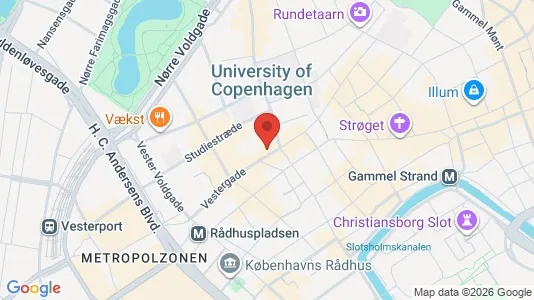 Erhvervslokaler til leje i København K - kort over placeringen