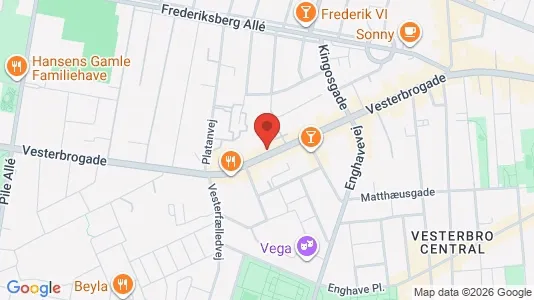 Erhvervslokaler til leje i Vesterbro - Foto fra Google Street View