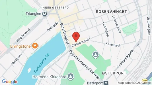 Erhvervslokaler til leje i Østerbro - Foto fra Google Street View