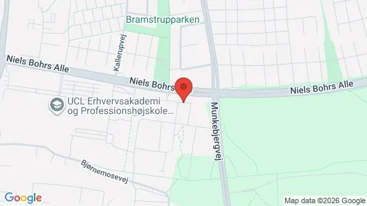 Erhvervslokaler til leje i Odense M - kort over placeringen
