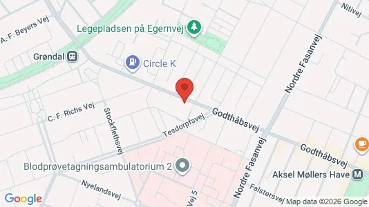Erhvervslokaler til leje i Frederiksberg - Foto fra Google Street View