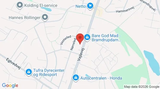 Erhvervslokaler til leje i Kolding - Foto fra Google Street View