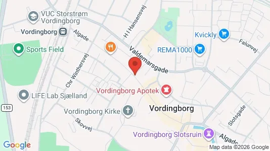 Erhvervslokaler til leje i Vordingborg - Foto fra Google Street View
