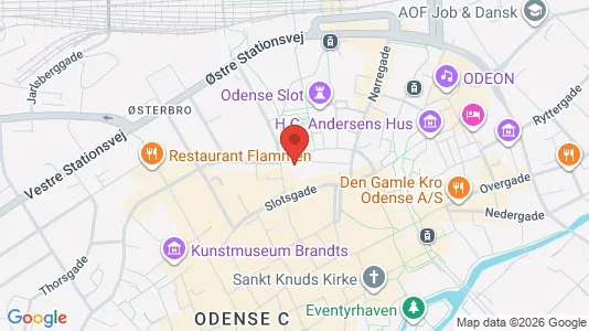 Erhvervslokaler til leje i Odense C - Foto fra Google Street View