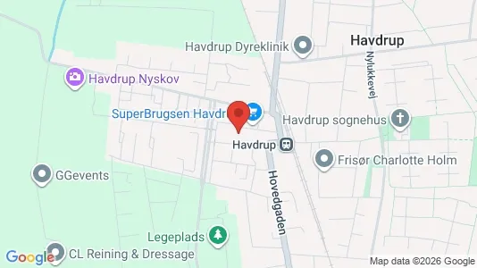 Erhvervslokaler til leje i Havdrup - Foto fra Google Street View