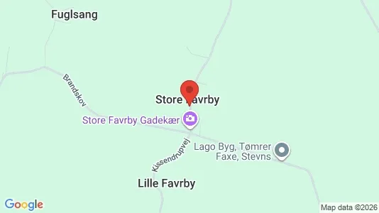 Erhvervslokaler til leje i Faxe Ladeplads - Foto fra Google Street View