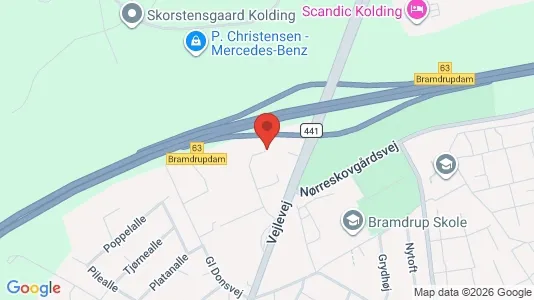 Erhvervslokaler til leje i Kolding - Foto fra Google Street View