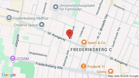 Erhvervslokaler til leje i Frederiksberg C - Foto fra Google Street View