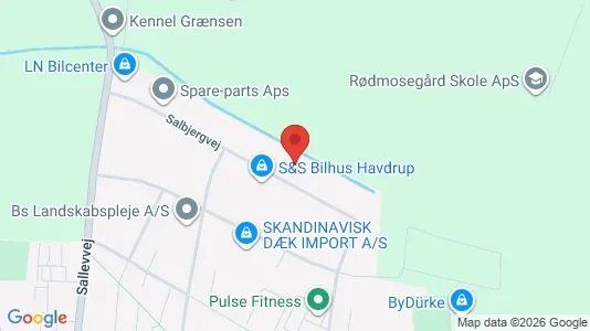 Erhvervslokaler til leje i Havdrup - Foto fra Google Street View