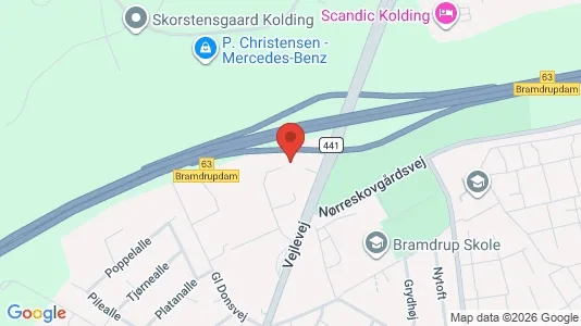 Erhvervslokaler til leje i Kolding - Foto fra Google Street View