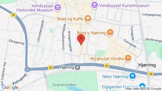 Erhvervslokaler til leje i Hjørring - Foto fra Google Street View