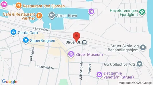 Erhvervslokaler til leje i Struer - Foto fra Google Street View