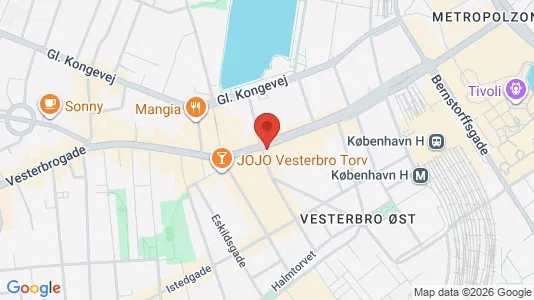 Erhvervslokaler til leje i Vesterbro - Foto fra Google Street View