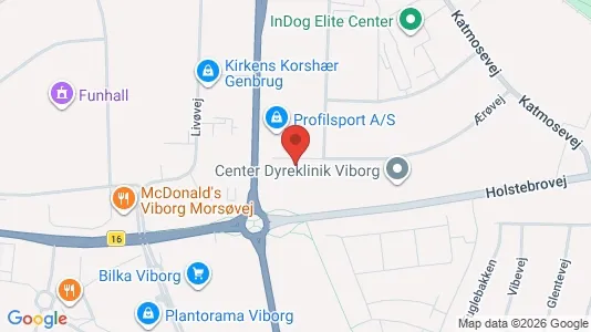 Erhvervslokaler til leje i Viborg - Foto fra Google Street View