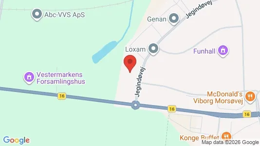 Erhvervslokaler til leje i Viborg - Foto fra Google Street View