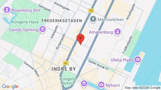 Erhvervslokaler til leje i København K - kort over placeringen