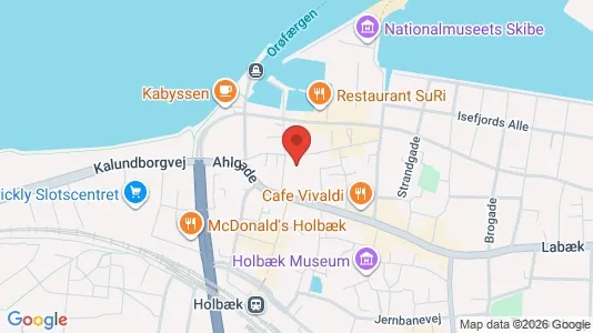 Erhvervslokaler til leje i Holbæk - Foto fra Google Street View