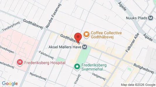 Erhvervslokaler til leje i Frederiksberg - Foto fra Google Street View