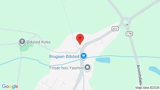 Erhvervslokaler til leje i Vejle Centrum - kort over placeringen