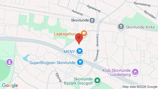 Erhvervslokaler til leje i Skovlunde - kort over placeringen