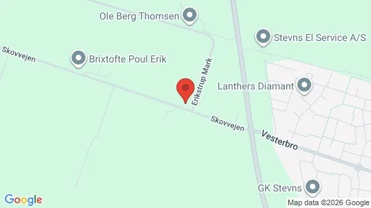 Erhvervslokaler til leje i Store Heddinge - kort over placeringen