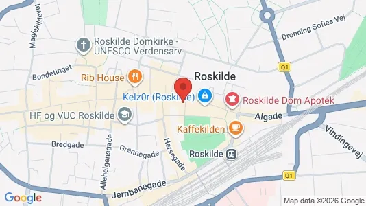Erhvervslokaler til leje i Roskilde - Foto fra Google Street View