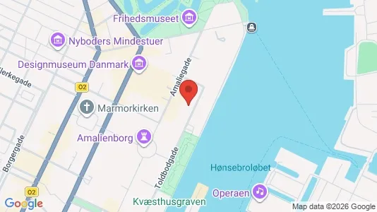 Erhvervslokaler til leje i København K - kort over placeringen