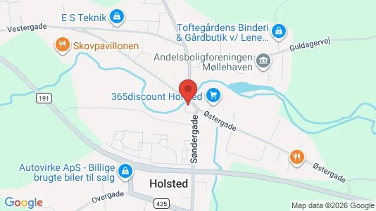 Erhvervslokaler til leje i Holsted - Foto fra Google Street View