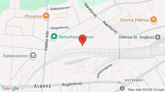Erhvervslokaler til leje i Odense C - Foto fra Google Street View