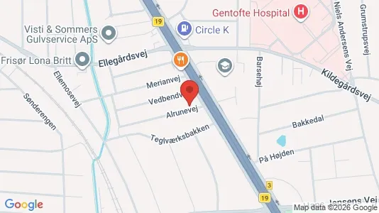 Erhvervslokaler til leje i Hellerup - Foto fra Google Street View