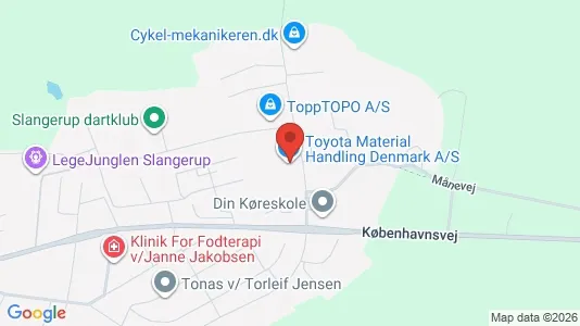 Erhvervslokaler til leje i Slangerup - Foto fra Google Street View