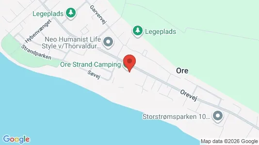 Erhvervslokaler til leje i Vordingborg - kort over placeringen
