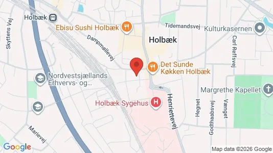 Erhvervslokaler til leje i Holbæk - Foto fra Google Street View