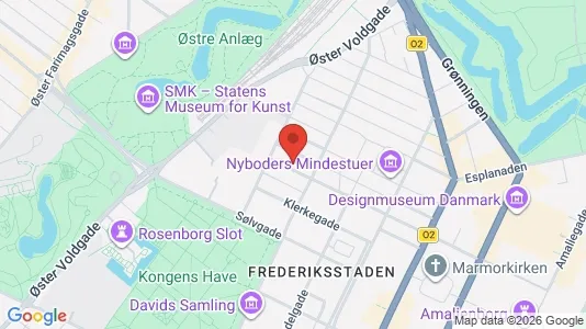 Erhvervslokaler til leje i København K - kort over placeringen