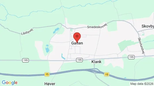 Kontorlokaler til leje i Galten - kort over placeringen