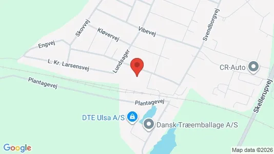 Kontorlokaler til leje i Ullerslev - kort over placeringen