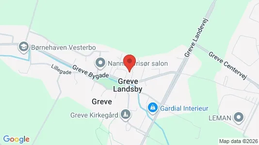Kontorlokaler til leje i Greve - kort over placeringen