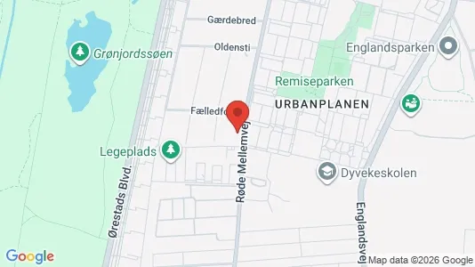 Showrooms til leje i København S - kort over placeringen